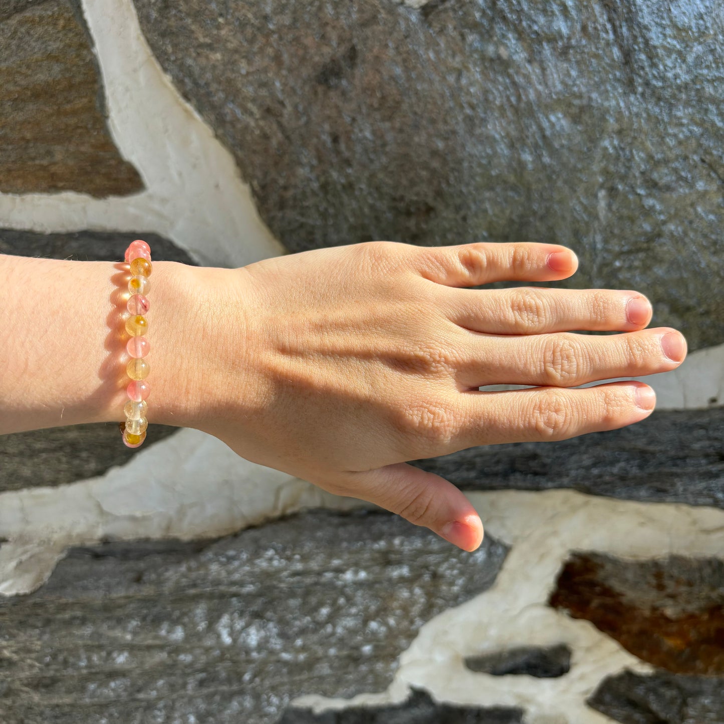 Pink Quartz Bracelet