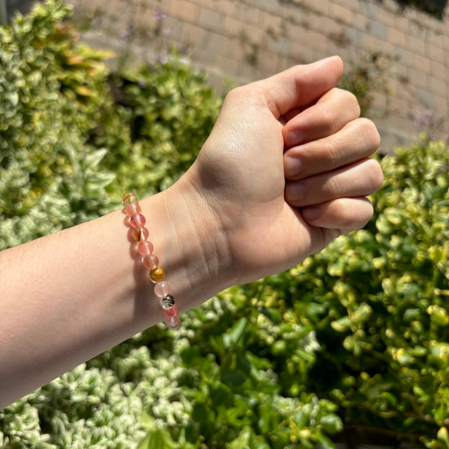 Pink Quartz Bracelet